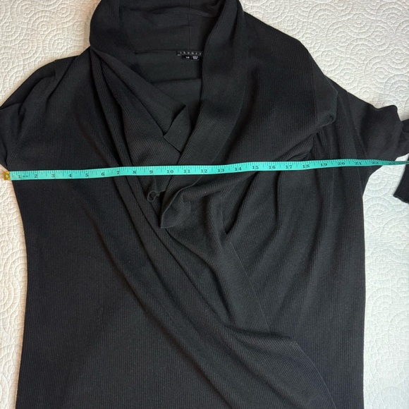 Theory Classic Black Knit Cardigan Cotton & Cashmere blend - Picture 8 of 10